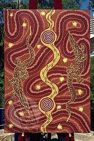 Aboriginal dreaming painting